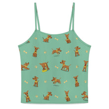 Load image into Gallery viewer, Happy Happy Greyhound Love Women's Cami and Shorts Pajama Set-5