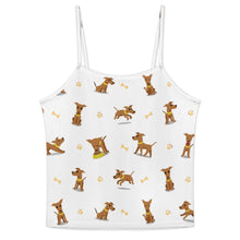 Load image into Gallery viewer, Happy Happy Greyhound Love Women's Cami and Shorts Pajama Set-9