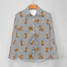 Load image into Gallery viewer, Happy Happy Greyhound Love Women's Shirt-23