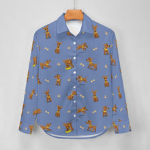 Load image into Gallery viewer, Happy Happy Greyhound Love Women's Shirt-3