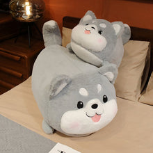 Load image into Gallery viewer, Happy Happy Husky Stuffed Plush Toy Pillows-Stuffed Animals-Home Decor, Siberian Husky, Stuffed Animal-11
