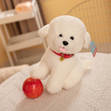 Load image into Gallery viewer, Happy Happy Red Collar Bichon Frise Stuffed Animal Plush Toys-15