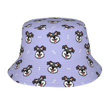 Load image into Gallery viewer, Happy Happy Schauzer Love Bucket Hat-Hats &amp; Caps-Lavender Purple-One Size-41