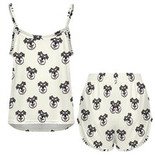 Load image into Gallery viewer, Happy Happy Schauzer Love Women's Cami and Shorts Pajama Set-11