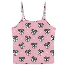 Load image into Gallery viewer, Happy Happy Schauzer Love Women's Cami and Shorts Pajama Set-13