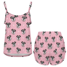 Load image into Gallery viewer, Happy Happy Schauzer Love Women's Cami and Shorts Pajama Set-15
