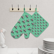 Load image into Gallery viewer, Happy Happy Schnauzer Love Oven Mitts and Pot Holder Set-Kitchen Decor-Accessories,Dog Mom Gifts,Schnauzer-6