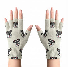 Load image into Gallery viewer, Happy Happy Schnauzer Love Gloves-Accessories-Accessories,Dog Dad Gifts,Dog Mom Gifts,Gloves,Schnauzer-2