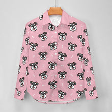 Load image into Gallery viewer, Happy Happy Schnauzer Love Women's Shirt-Apparel-Apparel,Dog Mom Gifts,Schnauzer,Shirt-10