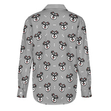 Load image into Gallery viewer, Happy Happy Schnauzer Love Women's Shirt-Apparel-Apparel,Dog Mom Gifts,Schnauzer,Shirt-24