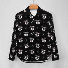 Load image into Gallery viewer, Happy Happy Schnauzer Love Women's Shirt-Apparel-Apparel,Dog Mom Gifts,Schnauzer,Shirt-7