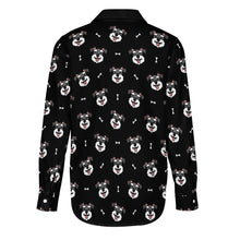 Load image into Gallery viewer, Happy Happy Schnauzer Love Women's Shirt-Apparel-Apparel,Dog Mom Gifts,Schnauzer,Shirt-9