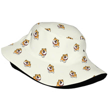 Load image into Gallery viewer, Happy Happy Shiba Love Bucket Hat-Hats &amp; Caps-Accessories,Dog Dad Gifts,Dog Mom Gifts,Hats,Shiba Inu-2