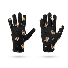 Load image into Gallery viewer, Happy Happy Shiba Love Touch Screen Gloves-Accessories-Accessories, Dog Dad Gifts, Dog Mom Gifts, Gloves, Shiba Inu-11