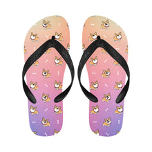 Load image into Gallery viewer, Happy Happy Shiba Love Unisex Slippers - 7 Gradients-Footwear-Accessories,Dog Dad Gifts,Dog Mom Gifts,Shiba Inu,Slippers-4