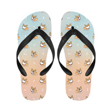 Load image into Gallery viewer, Happy Happy Shiba Love Unisex Slippers - 7 Gradients-Footwear-Accessories,Dog Dad Gifts,Dog Mom Gifts,Shiba Inu,Slippers-6