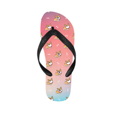 Load image into Gallery viewer, Happy Happy Shiba Love Unisex Slippers - 7 Gradients-Footwear-Accessories,Dog Dad Gifts,Dog Mom Gifts,Shiba Inu,Slippers-21