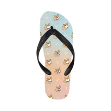 Load image into Gallery viewer, Happy Happy Shiba Love Unisex Slippers - 7 Gradients-Footwear-Accessories,Dog Dad Gifts,Dog Mom Gifts,Shiba Inu,Slippers-23