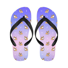Load image into Gallery viewer, Happy Happy Shiba Love Unisex Slippers - 7 Gradients-Footwear-Accessories,Dog Dad Gifts,Dog Mom Gifts,Shiba Inu,Slippers-1