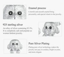 Load image into Gallery viewer, Happy Happy Shih Tzu Love Silver Stud Earrings-Dog Themed Jewellery-Earrings, Jewellery, Shih Tzu-CQE1631-15