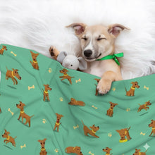 Load image into Gallery viewer, Happy Happy Whippet Love Blanket for Dog-Pet Furniture-Blankets,Home Decor,Whippet-1