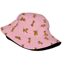 Load image into Gallery viewer, Happy Happy Whippet Love Bucket Hat-Hats &amp; Caps-42