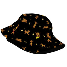 Load image into Gallery viewer, Happy Happy Whippet Love Bucket Hat-Hats &amp; Caps-26