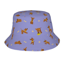 Load image into Gallery viewer, Happy Happy Whippet Love Bucket Hat-Hats &amp; Caps-Lavender Purple-One Size-33