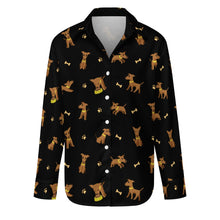 Load image into Gallery viewer, Happy Happy Whippet Love Women's Shirt-S-Black-18