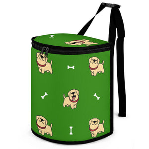 Happy Happy Yellow Labrador Love Multipurpose Car Storage Bag - 4 Colors-Car Accessories-Bags, Car Accessories, Labrador-Green-11