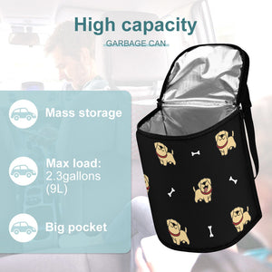 Happy Happy Yellow Labrador Love Multipurpose Car Storage Bag - 4 Colors-Car Accessories-Bags, Car Accessories, Labrador-3