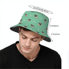 Load image into Gallery viewer, Happy Pug Playtime Bucket Hat-Hats &amp; Caps-3