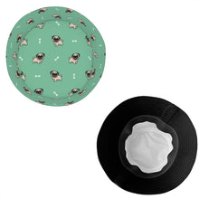 Load image into Gallery viewer, Happy Pug Playtime Bucket Hat-Hats &amp; Caps-4