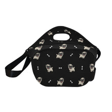 Load image into Gallery viewer, Happy Pug Playtime Neoprene Lunch Bag-Accessories-Accessories,Bags,Dog Dad Gifts,Dog Mom Gifts,Lunch Bags,Pug-15