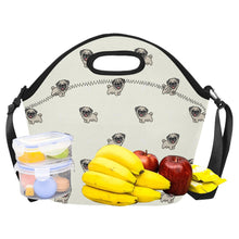 Load image into Gallery viewer, Happy Pug Playtime Neoprene Lunch Bag-Accessories-Accessories,Bags,Dog Dad Gifts,Dog Mom Gifts,Lunch Bags,Pug-3