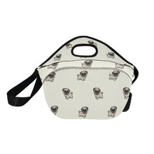 Load image into Gallery viewer, Happy Pug Playtime Neoprene Lunch Bag-Accessories-Accessories,Bags,Dog Dad Gifts,Dog Mom Gifts,Lunch Bags,Pug-5