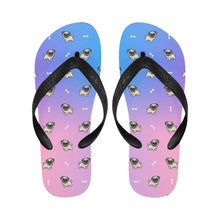 Load image into Gallery viewer, Happy Pug Playtime Unisex Slippers - 9 Colors-Footwear-Accessories,Dog Dad Gifts,Dog Mom Gifts,Pug,Slippers-11