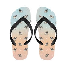 Load image into Gallery viewer, Happy Pug Playtime Unisex Slippers - 9 Colors-Footwear-Accessories,Dog Dad Gifts,Dog Mom Gifts,Pug,Slippers-13