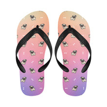 Load image into Gallery viewer, Happy Pug Playtime Unisex Slippers - 9 Colors-Footwear-Accessories,Dog Dad Gifts,Dog Mom Gifts,Pug,Slippers-14