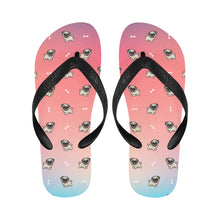 Load image into Gallery viewer, Happy Pug Playtime Unisex Slippers - 9 Colors-Footwear-Accessories,Dog Dad Gifts,Dog Mom Gifts,Pug,Slippers-17