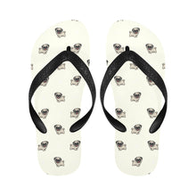 Load image into Gallery viewer, Happy Pug Playtime Unisex Slippers - 9 Colors-Footwear-Accessories,Dog Dad Gifts,Dog Mom Gifts,Pug,Slippers-22