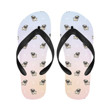 Load image into Gallery viewer, Happy Pug Playtime Unisex Slippers - 9 Colors-Footwear-Accessories,Dog Dad Gifts,Dog Mom Gifts,Pug,Slippers-23