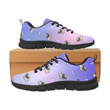 Load image into Gallery viewer, Happy Pug Playtime Women's Breathable Sneakers - 7 Gradients-3