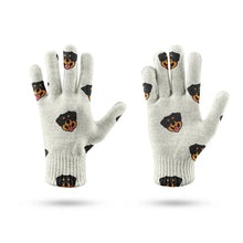 Load image into Gallery viewer, Happy Rottweiler Deligh Touch Screen Gloves-Accessories-Accessories,Dog Dad Gifts,Dog Mom Gifts,Gloves-9