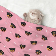 Load image into Gallery viewer, Happy Rottweiler Delight Blanket for Dog-Pet Furniture-12