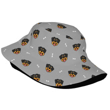 Load image into Gallery viewer, Happy Rottweiler Delight Bucket Hat-Hats &amp; Caps-2