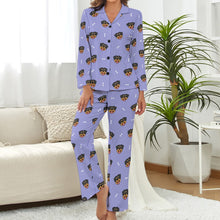 Load image into Gallery viewer, Happy Rottweiler Delight Pajamas Set for Women-26