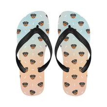 Load image into Gallery viewer, Happy Rottweiler Delight Unisex Slippers - 9 Colors-Footwear-Accessories,Dog Dad Gifts,Dog Mom Gifts,Rottweiler,Slippers-14