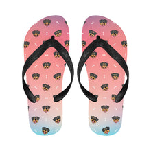 Load image into Gallery viewer, Happy Rottweiler Delight Unisex Slippers - 9 Colors-Footwear-Accessories,Dog Dad Gifts,Dog Mom Gifts,Rottweiler,Slippers-17