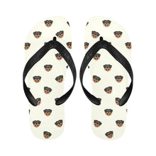 Load image into Gallery viewer, Happy Rottweiler Delight Unisex Slippers - 9 Colors-Footwear-Accessories,Dog Dad Gifts,Dog Mom Gifts,Rottweiler,Slippers-22
